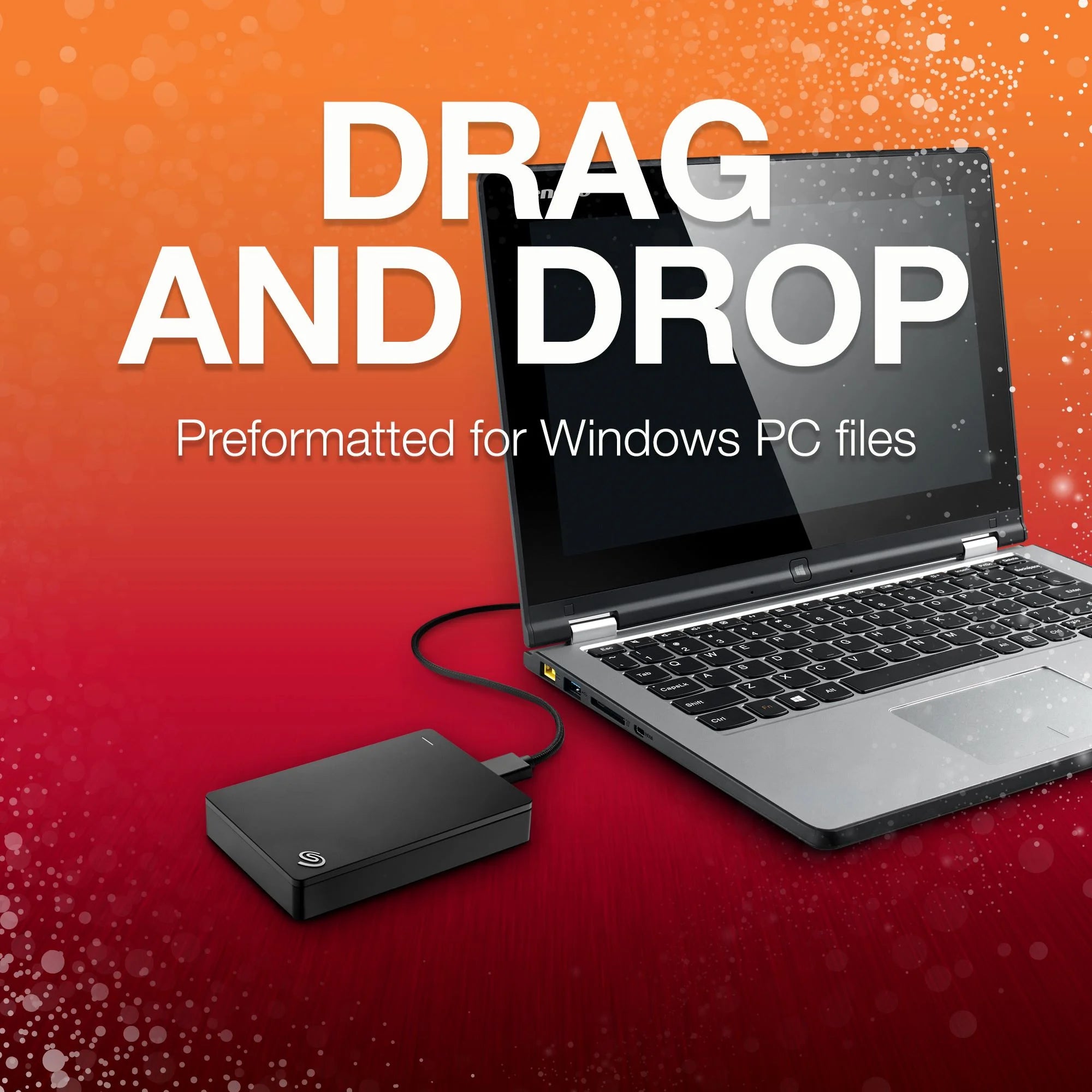 Backup plus Portable 4TB External USB 3.0 Hard Drive - Black